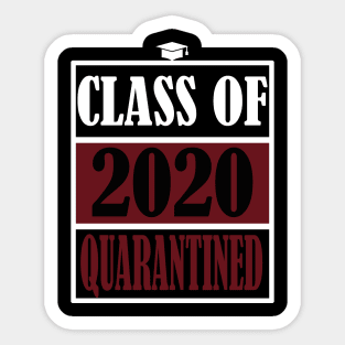 CLASS OF 2020 QUARANTINE Sticker